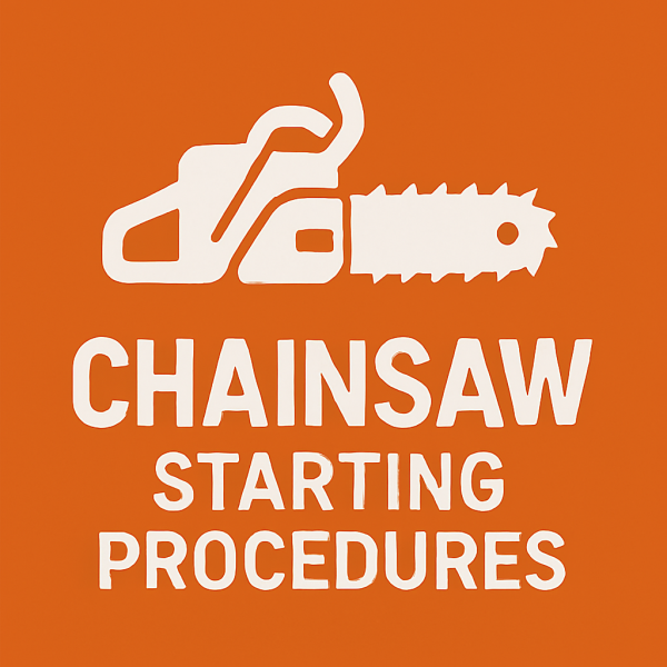 Chainsaw Starting Procedures